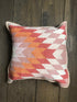CoCo Klein Pink and Orange Handwoven Pillow | Banana Manor Rug Company