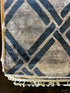 Coletta 9x11.6 Grey & Blue Hand Knotted | Banana Manor Rug Factory Outlet