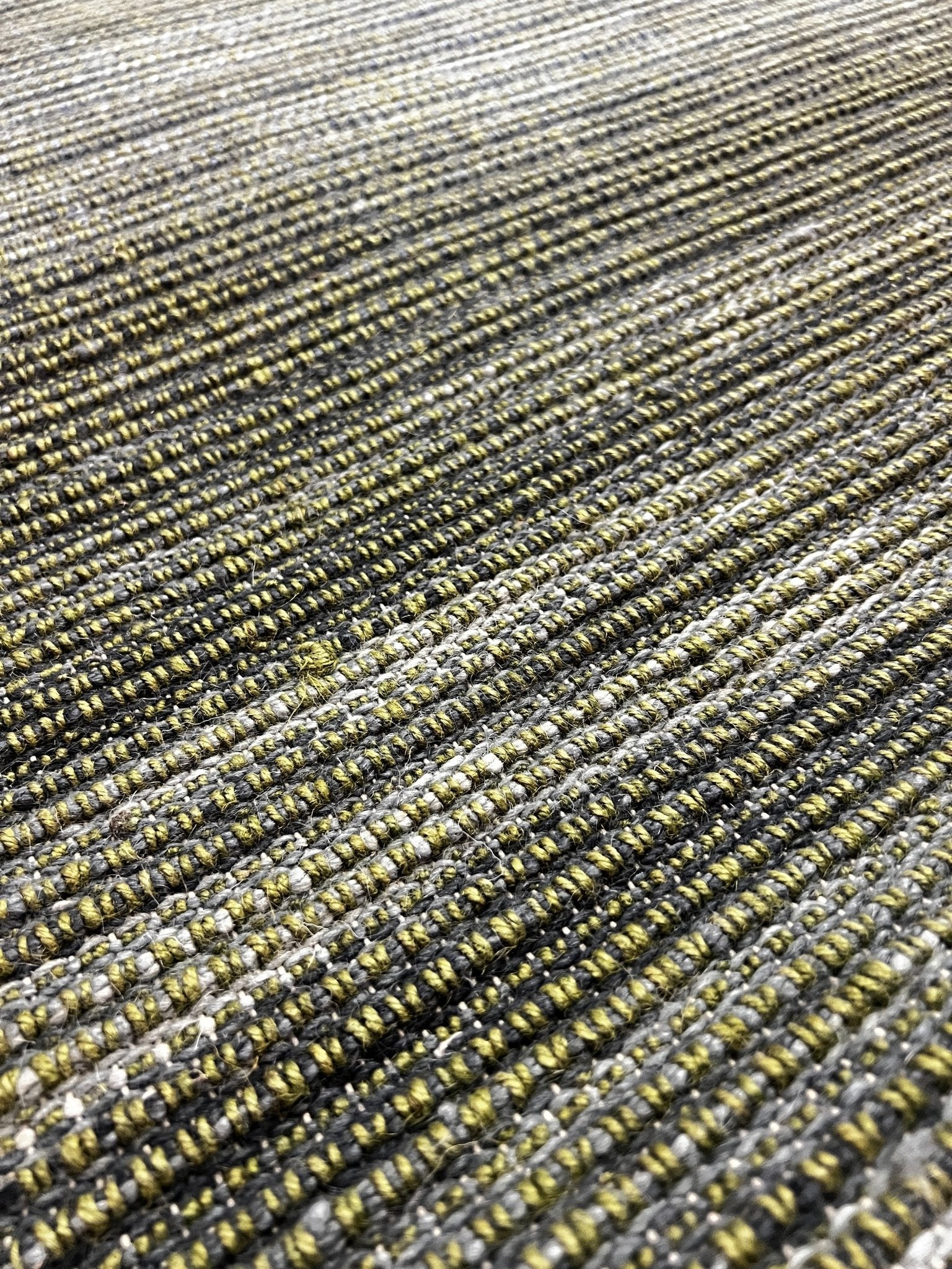 Comfrey 8x10 Handwoven Textured Wool & Cotton Green Durrie | Banana Manor Rug Factory Outlet