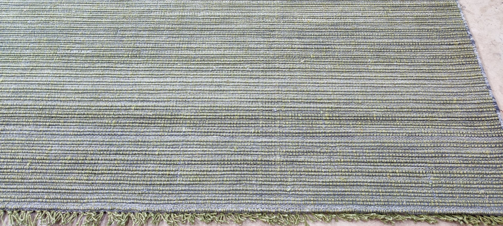 Comfrey 8x10 Handwoven Textured Wool Durrie | Banana Manor Rug Factory Outlet