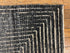 'Concentric 3' Hand-Knotted High Low Rug - Dark Grey, Black, Cream | Banana Manor Rug Factory Outlet