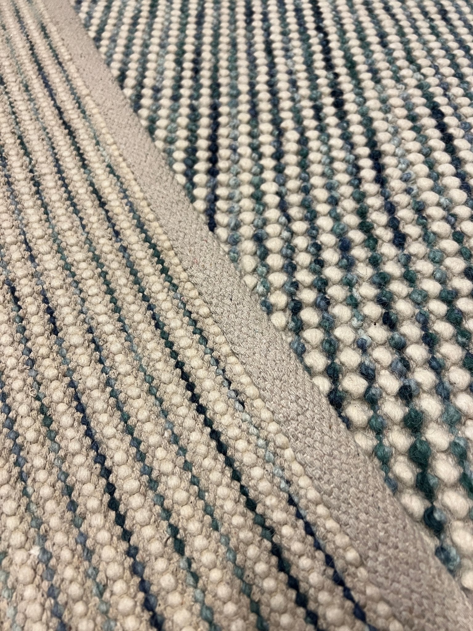 Connecticut Green/Blue 8x10 Hand Woven Durrie | Banana Manor Rug Company