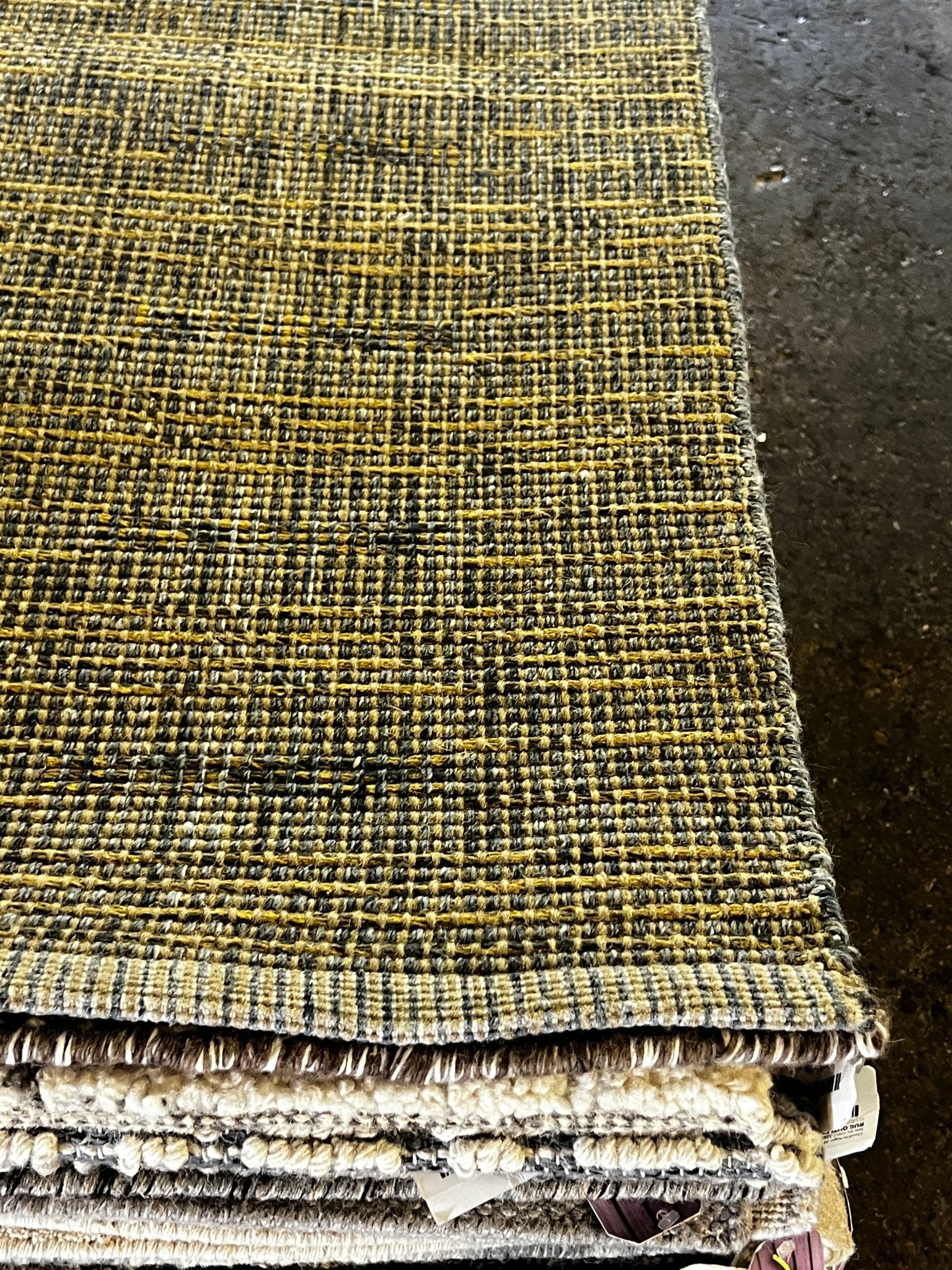 Contessa 7.9x10 Handwoven Textured Wool Durrie | Banana Manor Rug Factory Outlet