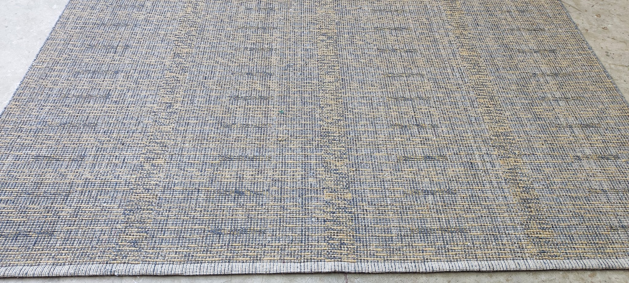 Contessa 7.9x10 Handwoven Textured Wool Durrie | Banana Manor Rug Factory Outlet