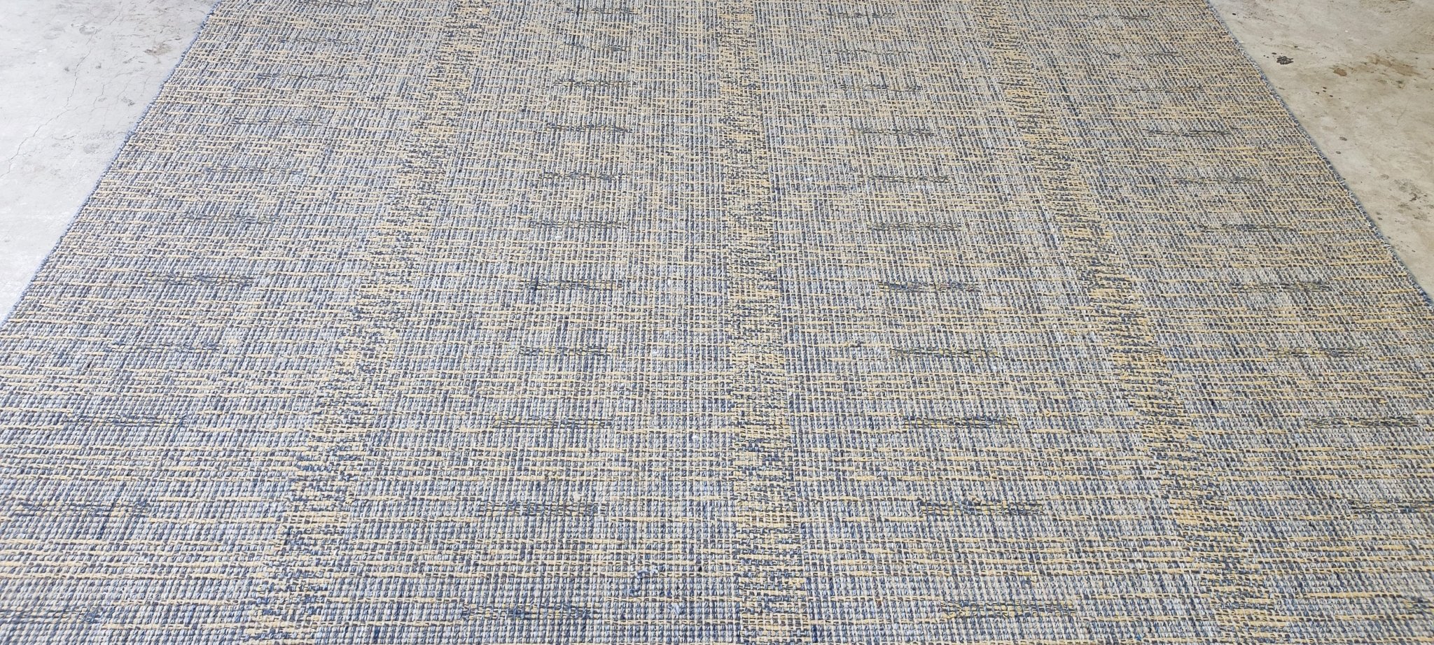 Contessa 7.9x10 Handwoven Textured Wool Durrie | Banana Manor Rug Factory Outlet