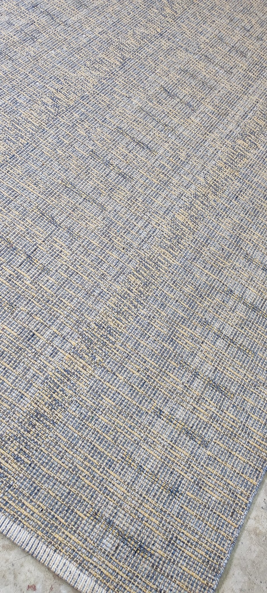 Contessa 7.9x10 Handwoven Textured Wool Durrie | Banana Manor Rug Factory Outlet