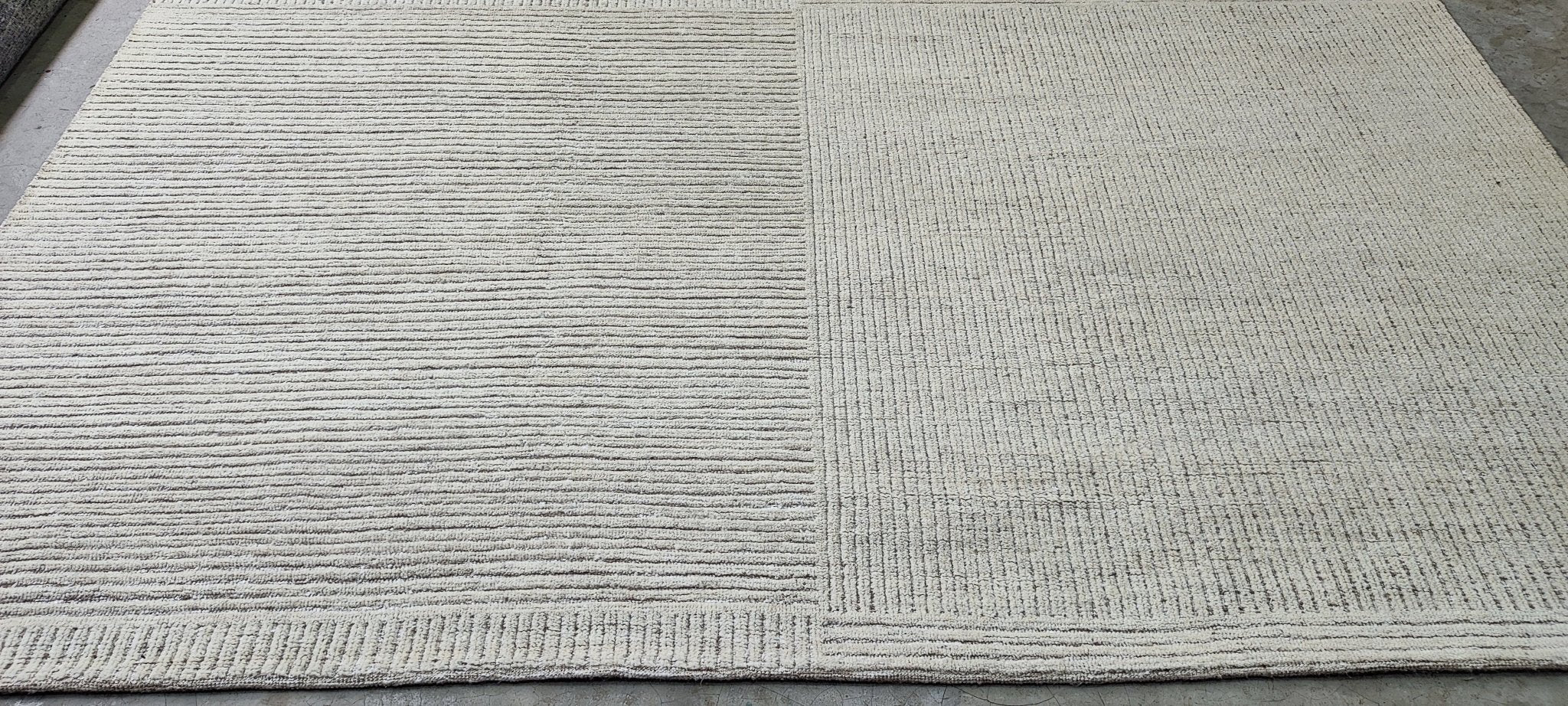 Cushing 9x12 Hand-Knotted Ivory & Camel Modern | Banana Manor Rug Factory Outlet