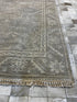 Cyndi Wood 4x6 Hand-Knotted Silver & Grey Turkish Oushak | Banana Manor Rug Factory Outlet