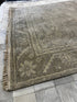 Cyndi Wood 4x6 Hand-Knotted Silver & Grey Turkish Oushak | Banana Manor Rug Factory Outlet