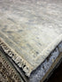 Cynthia O'Hara Hand-Knotted Oushak Rug Aqua and Silver O'Hara 4x6 | Banana Manor Rug Company