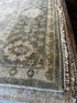 Dagmar 9x12 Hand-Knotted Aqua & Silver Turkish Oushak | Banana Manor Rug Factory Outlet