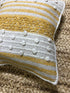 Daisy Flores Yellow and White Striped Pillow | Banana Manor Rug Company