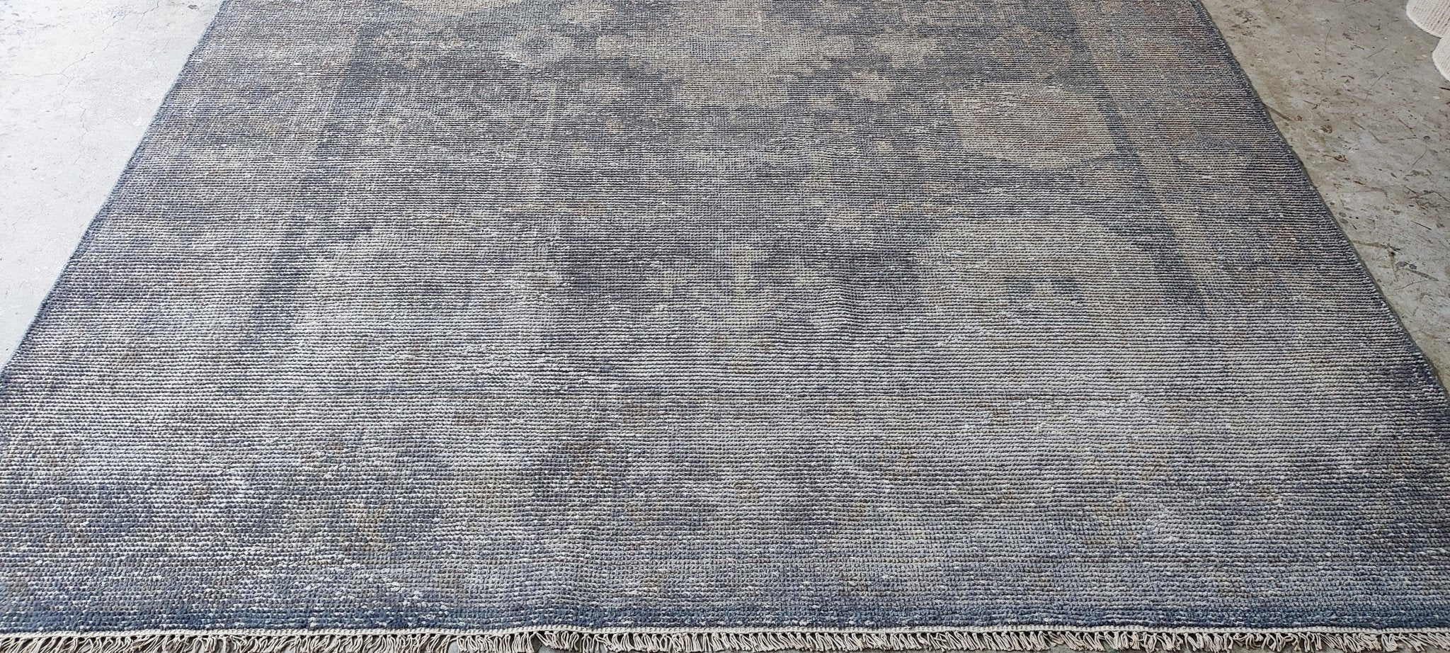 Daliah 7.9x10 Hand-Knotted Dark Grey Oushak | Banana Manor Rug Factory Outlet