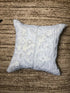 Damita Grey, White and Beige Hand-Knotted Pillow | Banana Manor Rug Company