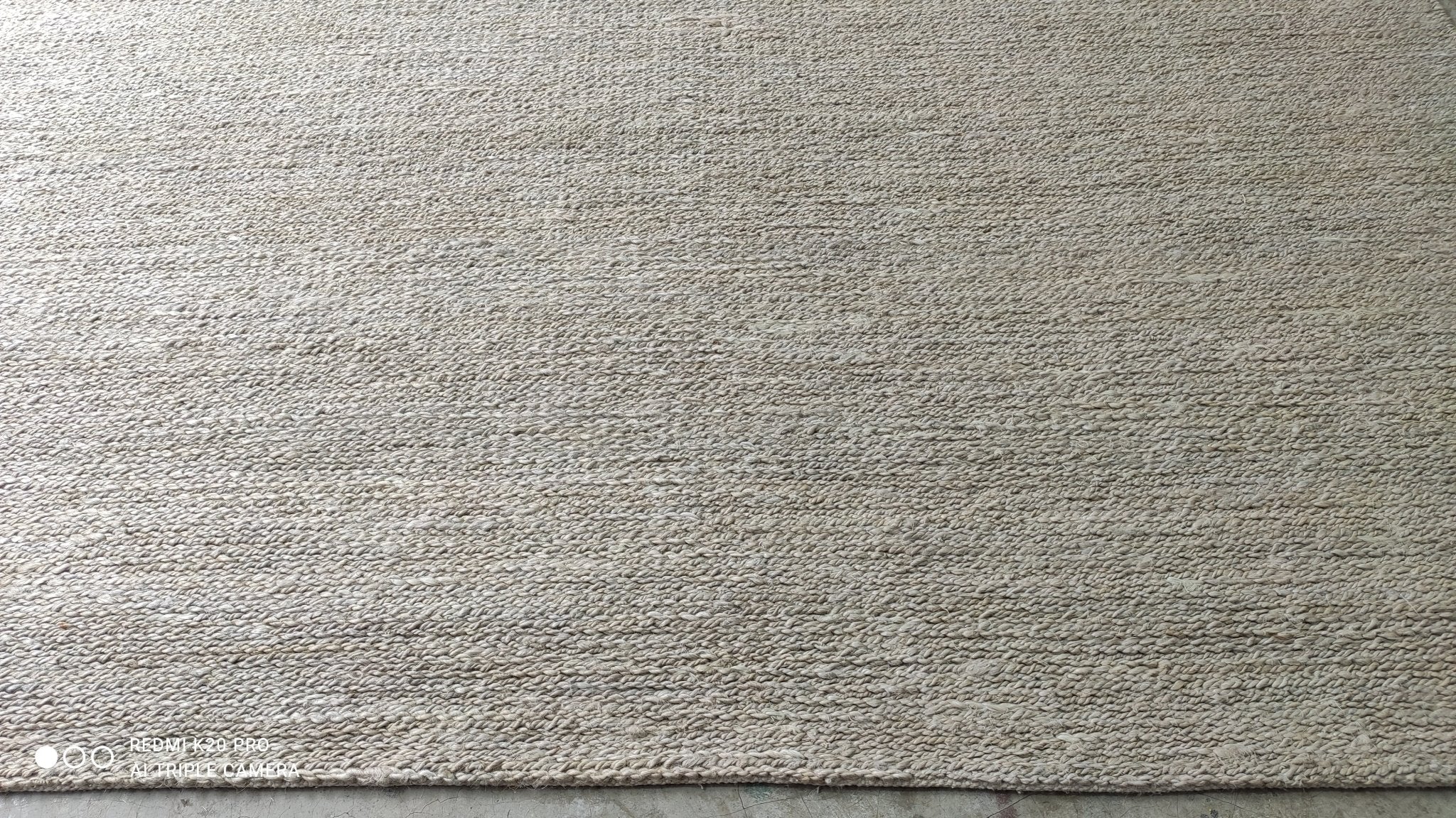 Dana Barrett Light Grey Handwoven Jute Rug | Banana Manor Rug Company