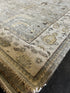 Danae 8.3x10 Grey and Ivory Hand-Knotted Oushak Rug | Banana Manor Rug Company