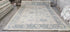 Darya Melnikova Hand-Knotted Oushak Rug Ivory and Green 9.3x12.3 | Banana Manor Rug Company