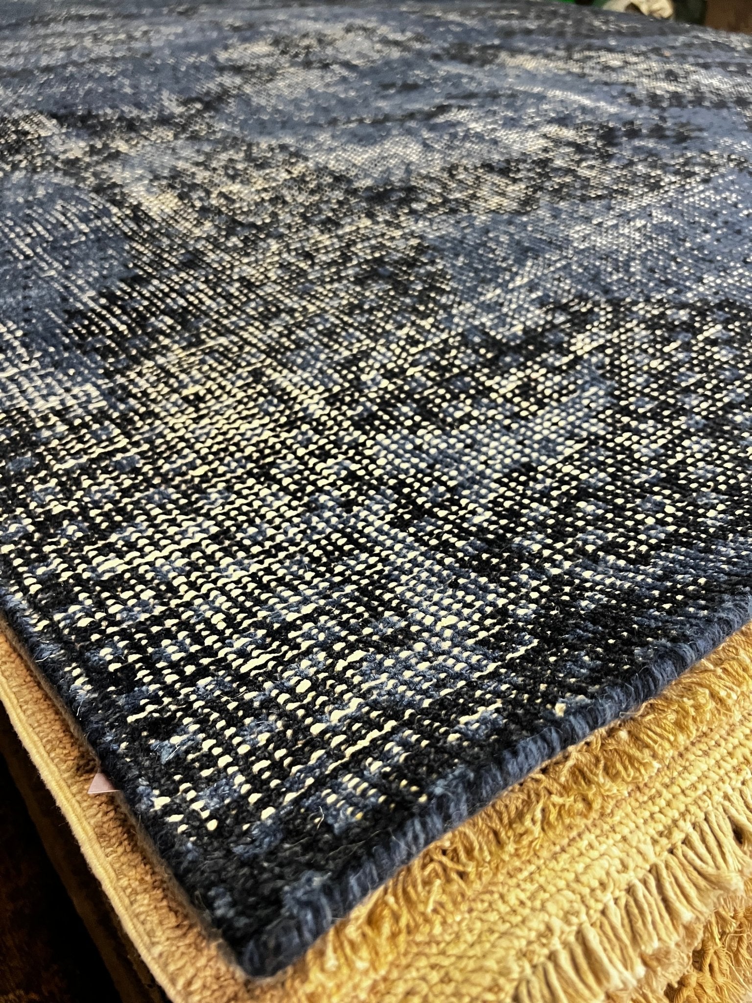 Dean O'Gorman Hand-Knotted Modern Blue Abstract 6x9 | Banana Manor Rug Factory Outlet