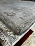 Debra Jo Fondren 4x6 Hand-Knotted Grey & Silver Turkish Oushak | Banana Manor Rug Factory Outlet