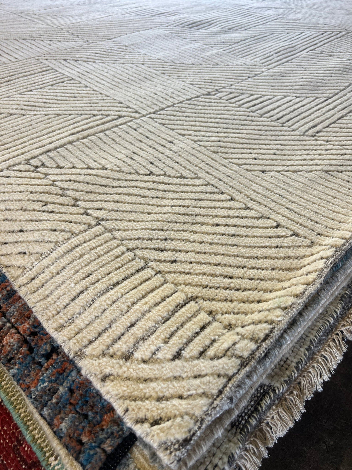 9x16 Rug Delilah 9x16 Ivory Hand-Knot Abstract Rug – Banana Manor Rug Factory Outlet