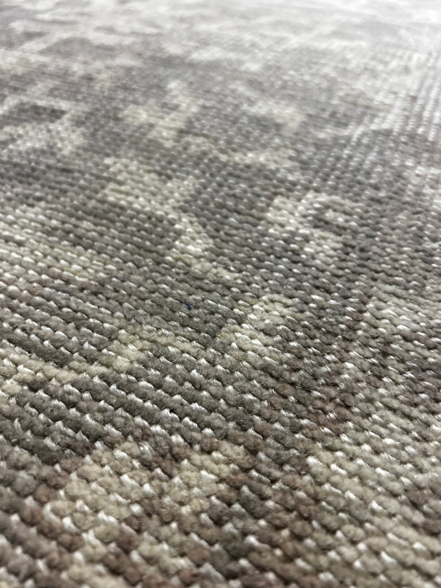 Demetra 2.6x19.9 Hand-Knotted Grey & Silver Turkish Oushak | Banana Manor Rug Factory Outlet