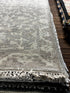 Demetra 2.6x19.9 Hand-Knotted Grey & Silver Turkish Oushak | Banana Manor Rug Factory Outlet