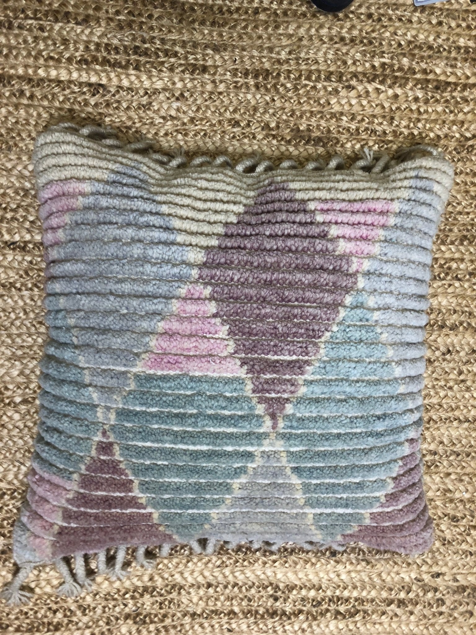 Destiny Large Pastel Pillow With Tassels | Banana Manor Rug Company