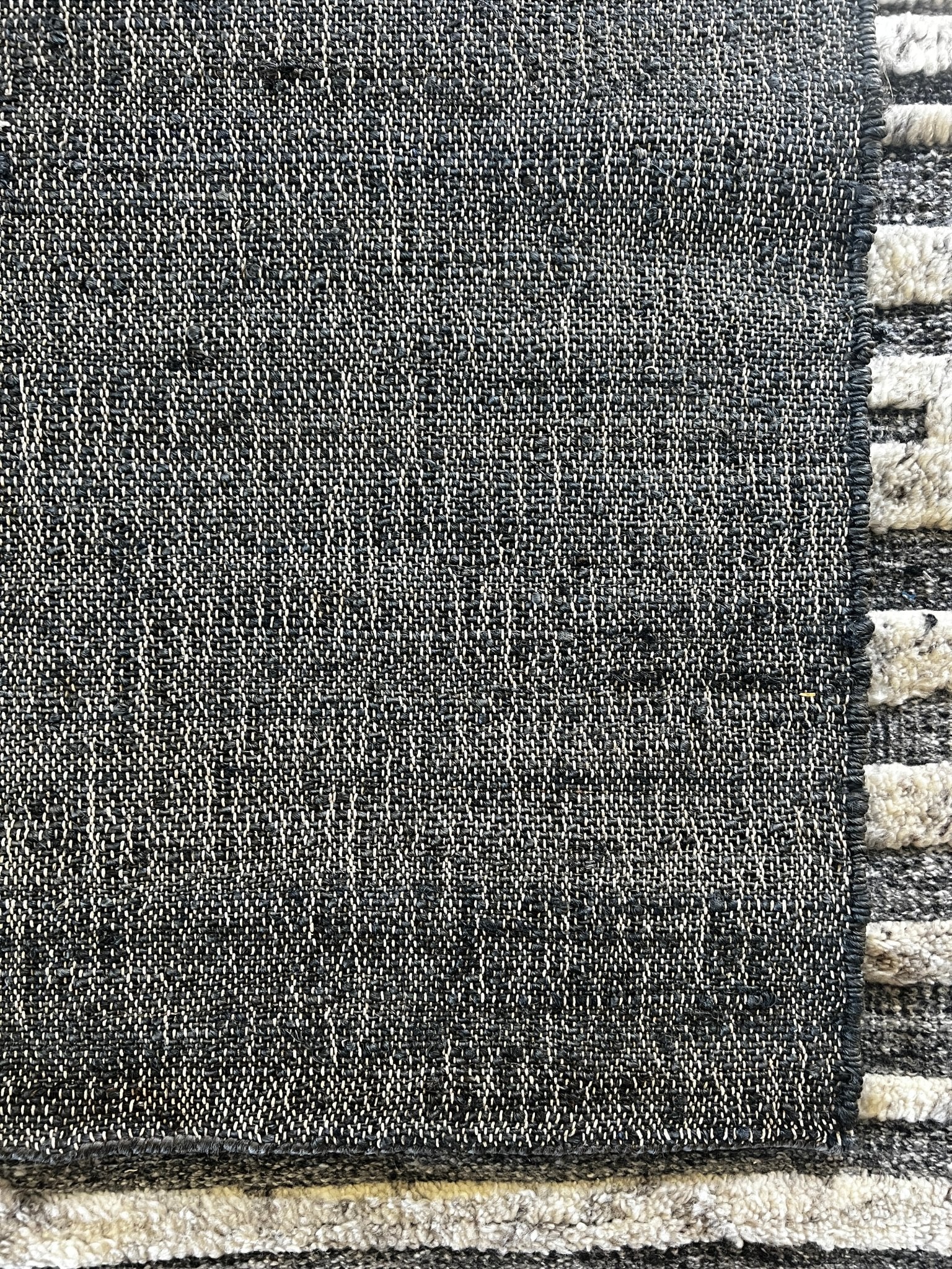 Di Fara 2.6x10 Dark Gray Jute Runner | Banana Manor Rug Company