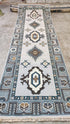 Diamond Lil 3x10 Silver and Grey Hand-Knotted Runner | Banana Manor Rug Company