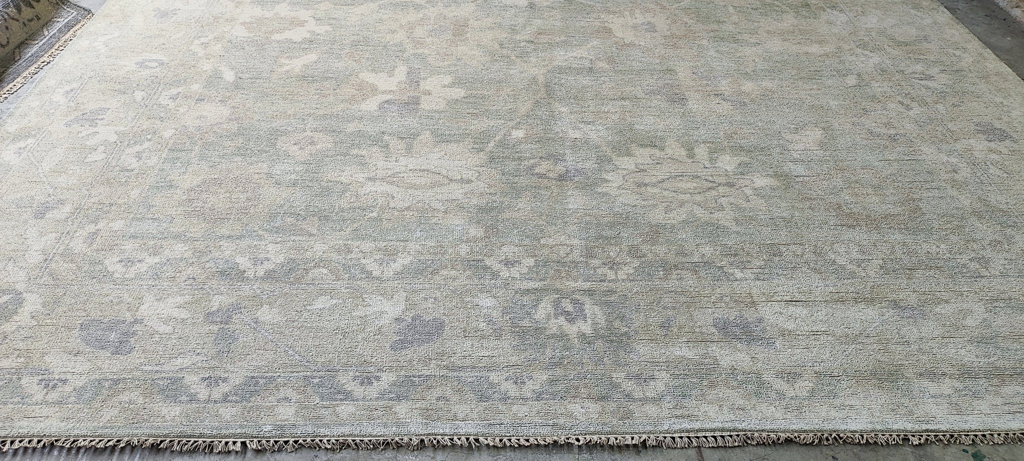 Doortje 12x15 Tan & Grey Oushak | Banana Manor Rug Factory Outlet