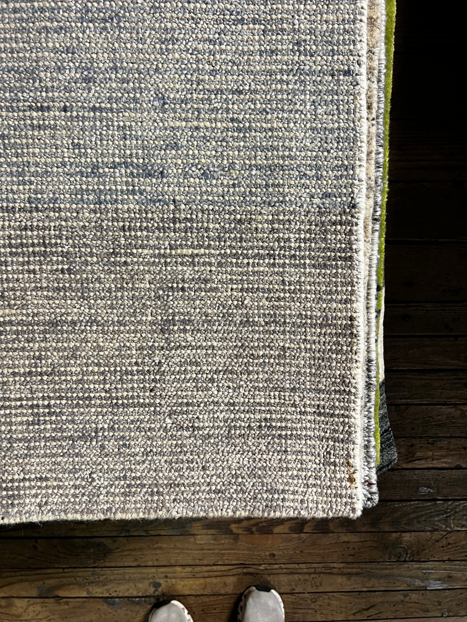 Doris 2.6x7.9 Striped Hand-Knotted Runner | Banana Manor Rug Factory Outlet