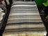Down in Delray 6.6x8.3 Striped Brown Handwoven Durrie Rug | Banana Manor Rug Factory Outlet