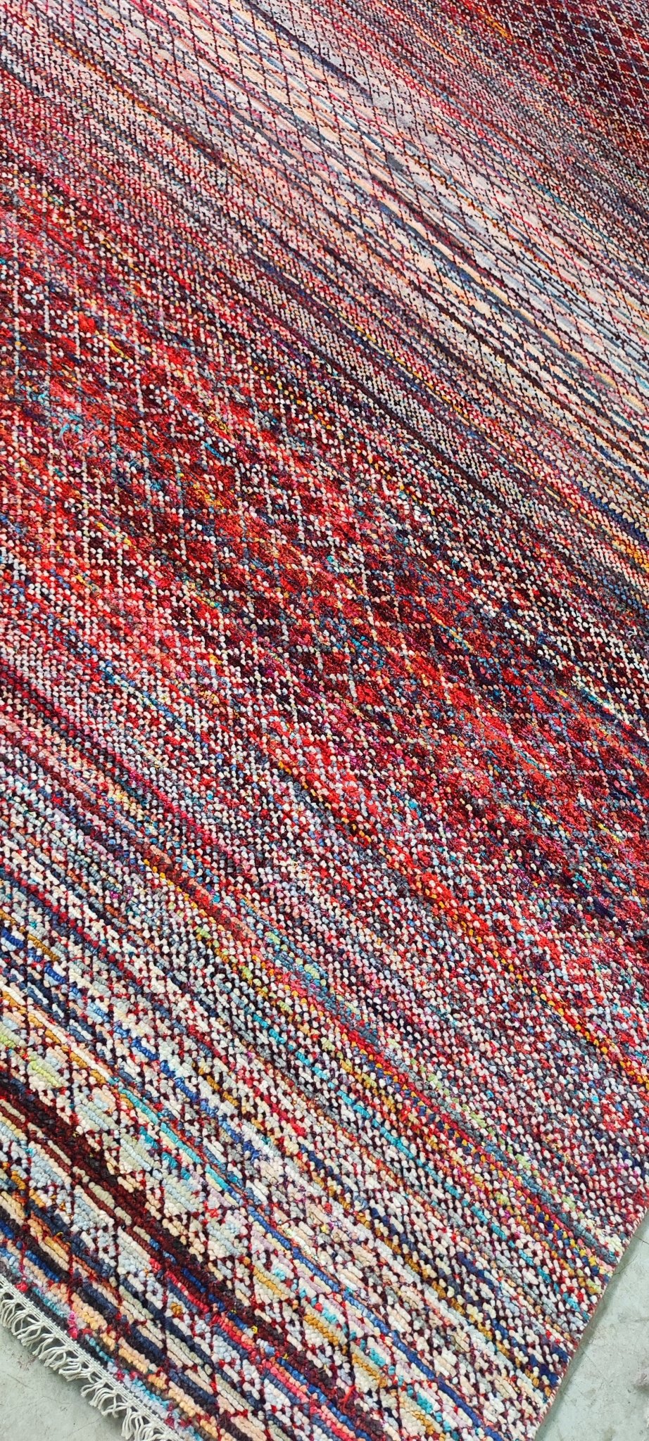 Dusty 8.3x10.3 Hand Knotted Multi Color | Banana Manor Rug Factory Outlet