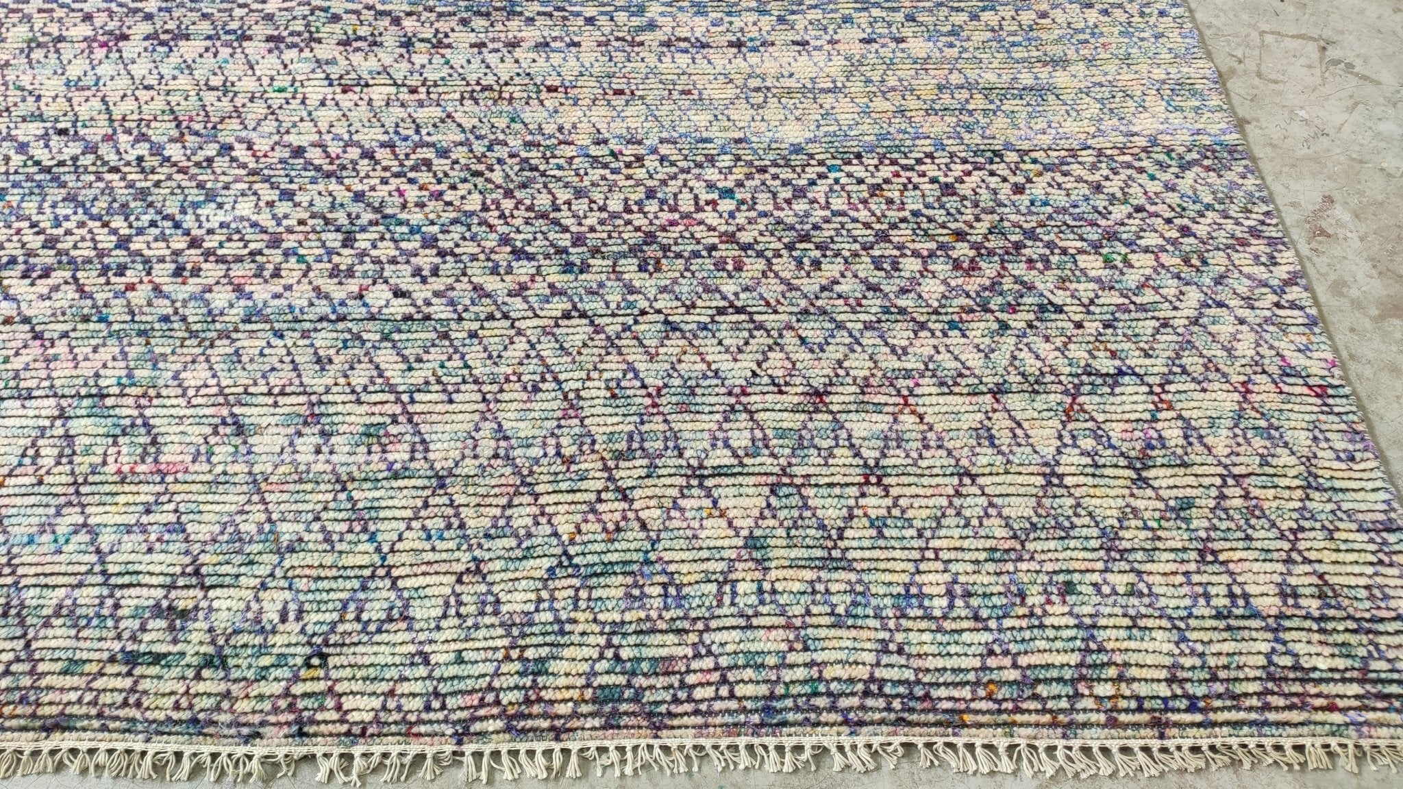 Echo Organic Wool Handmade Colorful Tufted Abstract Rug – YaYa & Co.