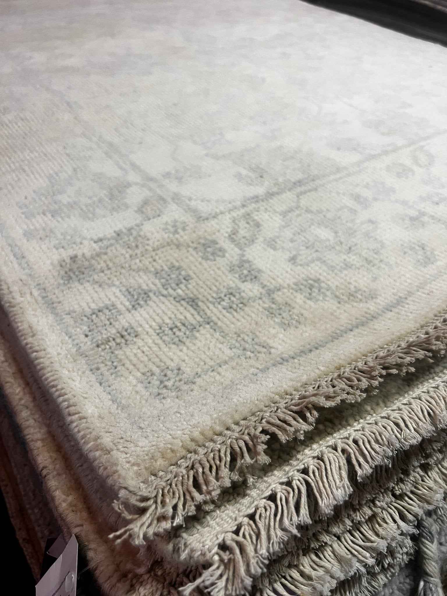 Elenora 4x6 Ivory & Ivory Oushak | Banana Manor Rug Factory Outlet