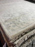 Elenora 4x6 Ivory & Ivory Oushak | Banana Manor Rug Factory Outlet