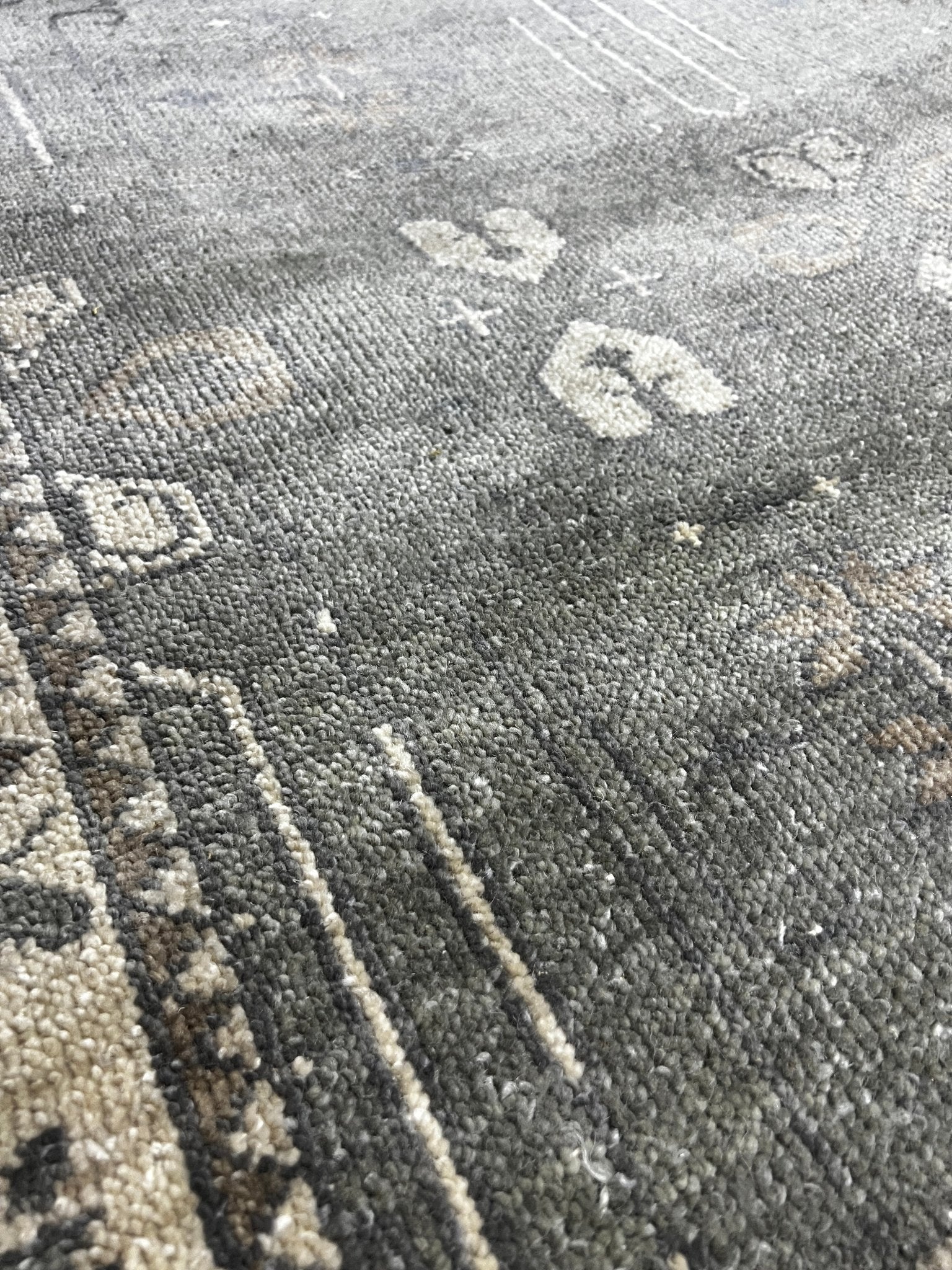 Eleonora 5x8 Grey & Beige Oushak | Banana Manor Rug Factory Outlet