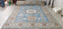 Elisa 8x10 Light Blue Oushak | Banana Manor Rug Factory Outlet