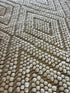 Eliza Haywood Handwoven Wool Durrie Ivory Brick Design (various sizes) | Banana Manor Rug Company