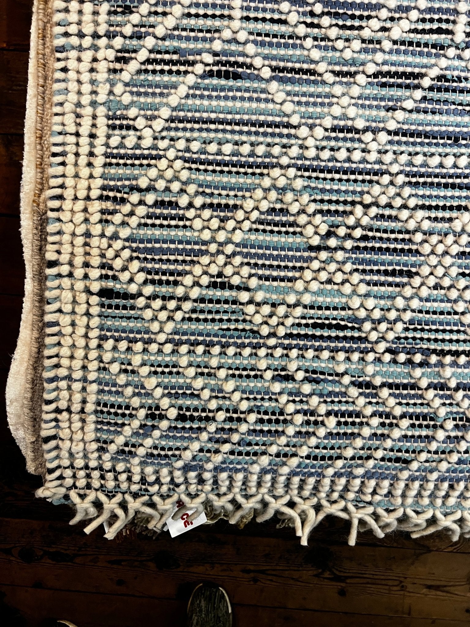 Eliza Jane 5x8 Handwoven Blue Mix Loop | Banana Manor Rug Factory Outlet