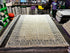 Elizabeth Retake 8x14 Blue and Tan Hand-Knotted Oushak | Banana Manor Rug Factory Outlet