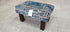 Elizabeth Taylor 18x12x11 Wooden Upholstered Stool | Banana Manor Rug Factory Outlet