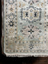 Elsie Mackay Light Green and Tan Hand-Knotted Oushak Runner 2.6x14 | Banana Manor Rug Company