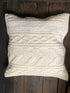 Elvira Large Ivory Handwoven Pillow | Banana Manor Rug Company