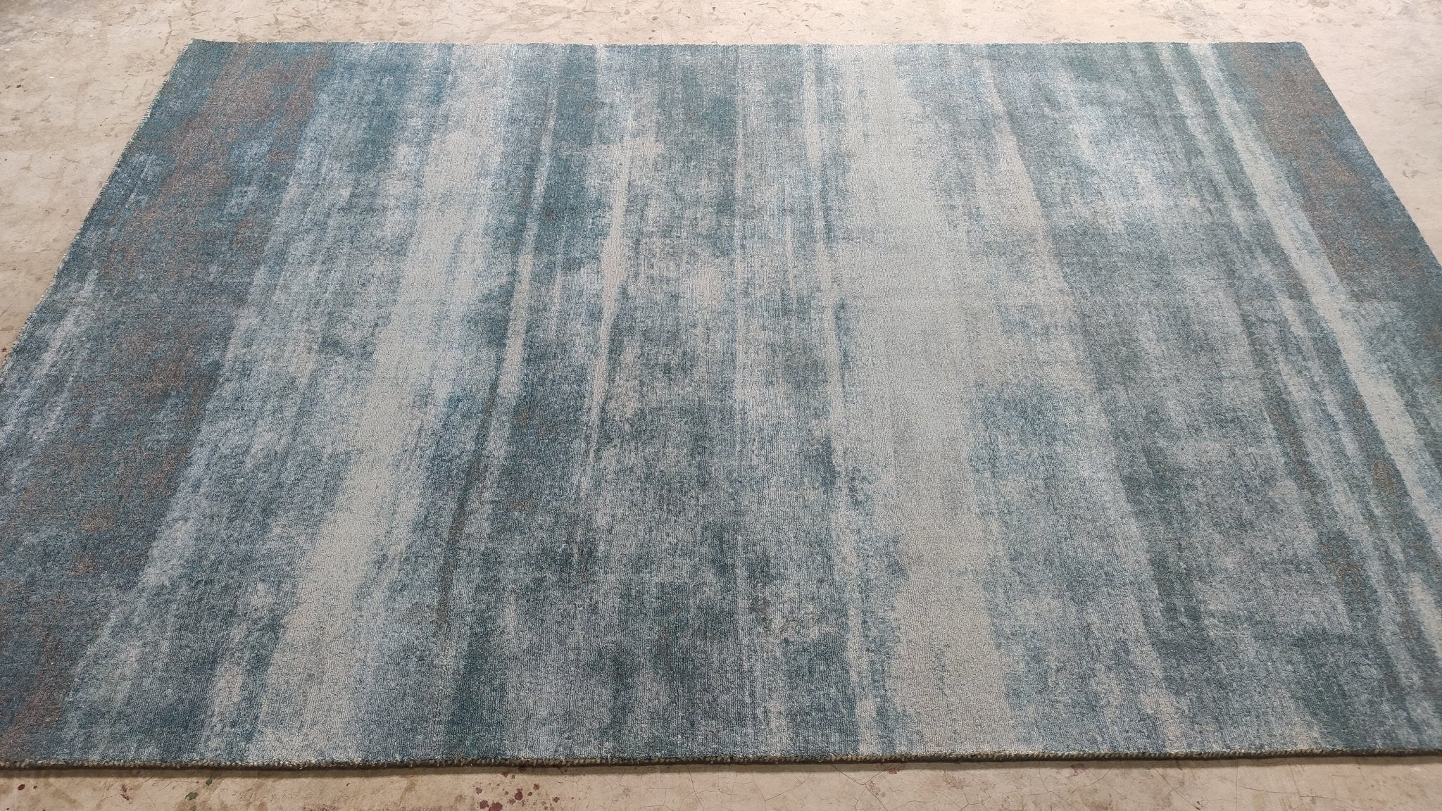 Emilie Ullerup 6x9 Blue Hand-Tufted Rug | Banana Manor Rug Company