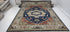 Emily O'Brien 8x10 Hand-Knotted Blue & Beige Serapi | Banana Manor Rug Factory Outlet