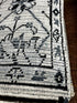 Emily Waltham 5x8 Hand-Knotted Ivory Oushak | Banana Manor Rug Factory Outlet