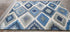 Erin Rose 5x7.9 Handwoven Blue & Ivory High Low | Banana Manor Rug Factory Outlet