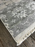 "Erma" Beige and Grey Hand-Knotted Oushak Sample 8x10 | Banana Manor Rug Company