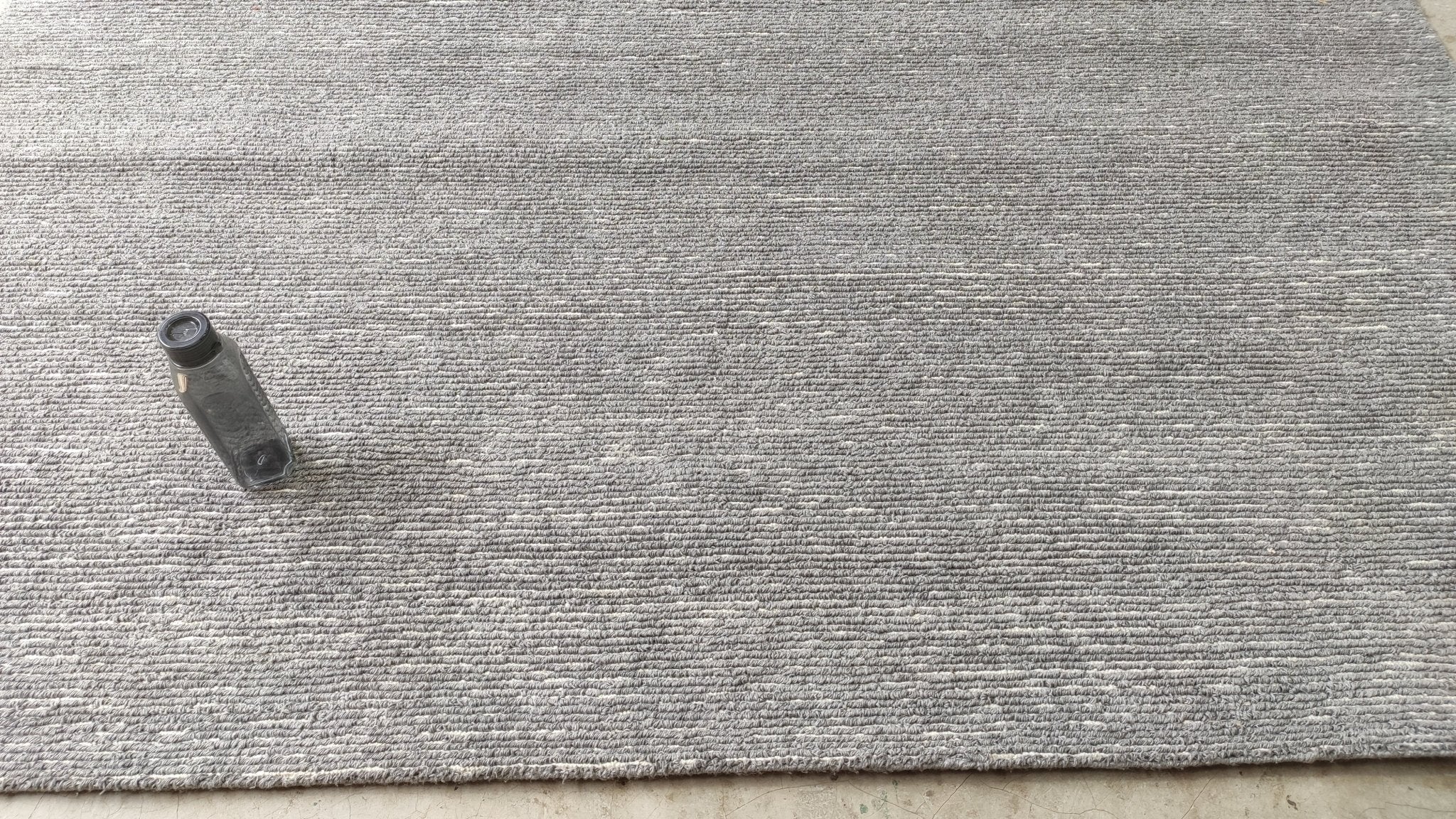 Evelina 8x10 Handwoven Grey Looped Rug | Banana Manor Rug Company